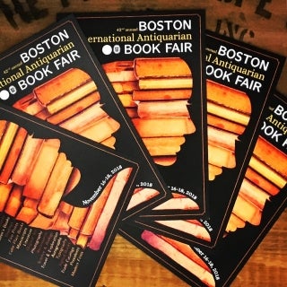 Boston International Antiquarian Book Fair 2018