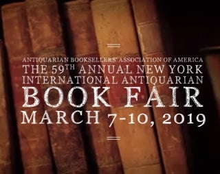 New York International Antiquarian Book Fair 2019