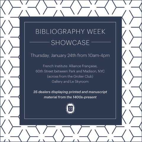 ABAA Bibliography Week Showcase 2019