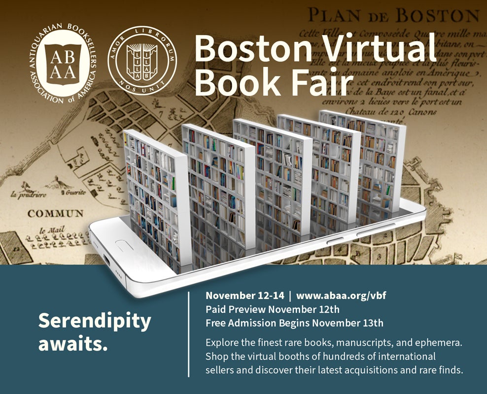 Boston Virtual Antiquarian Book Fair