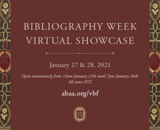 ABAA Bibliography Week Virtual Showcase