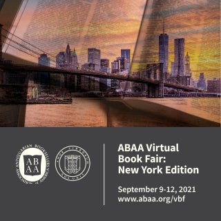 ABAA Virtual Book Fair: New York Edition