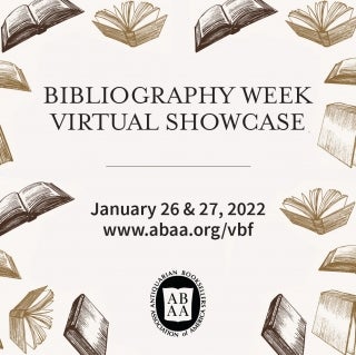 ABAA Bibliography Week Virtual Showcase