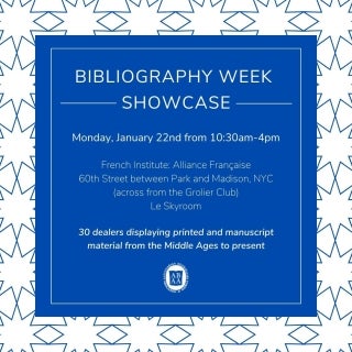 ABAA Bibliography Week Showcase 2024