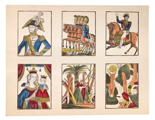 Sheet of six Épinal prints, military and religious subjects
