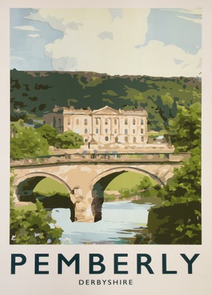 Item #1002604 “Pemberly” Travel Poster. Jane Austen