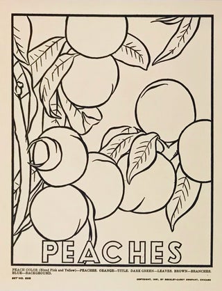 Picture Posters to Color: Fruits and Vegetables