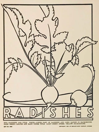 Picture Posters to Color: Fruits and Vegetables