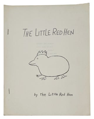 Item #1003410 The Little Red Hen. “The Little Red Hen, Anne Waldman