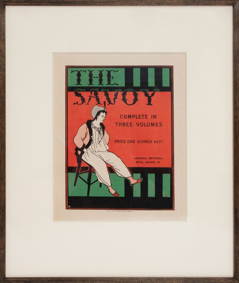 Item #1003443 The Savoy (advertisement). Aubrey Beardsley.
