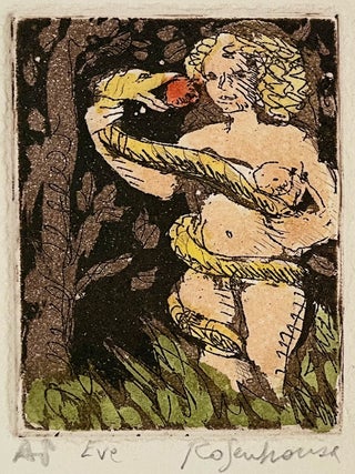 Item #1003514 Eve (signed color etching, artist’s proof). Irwin Rosenhouse