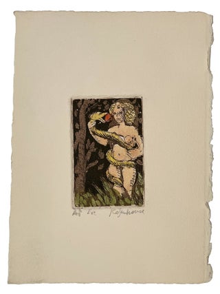 Eve (signed color etching, artist’s proof)