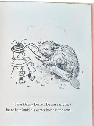 Three original illustrations for Miss Flora McFlimsey and the Little Red Schoolhouse