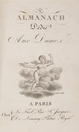 Almanach Dédié aux Dames; with: laid-in letterpress calendar for 1833