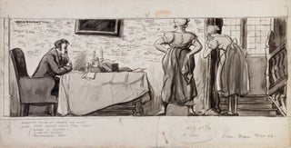 Four original literary-historical illustrations for The New York Times Book Review