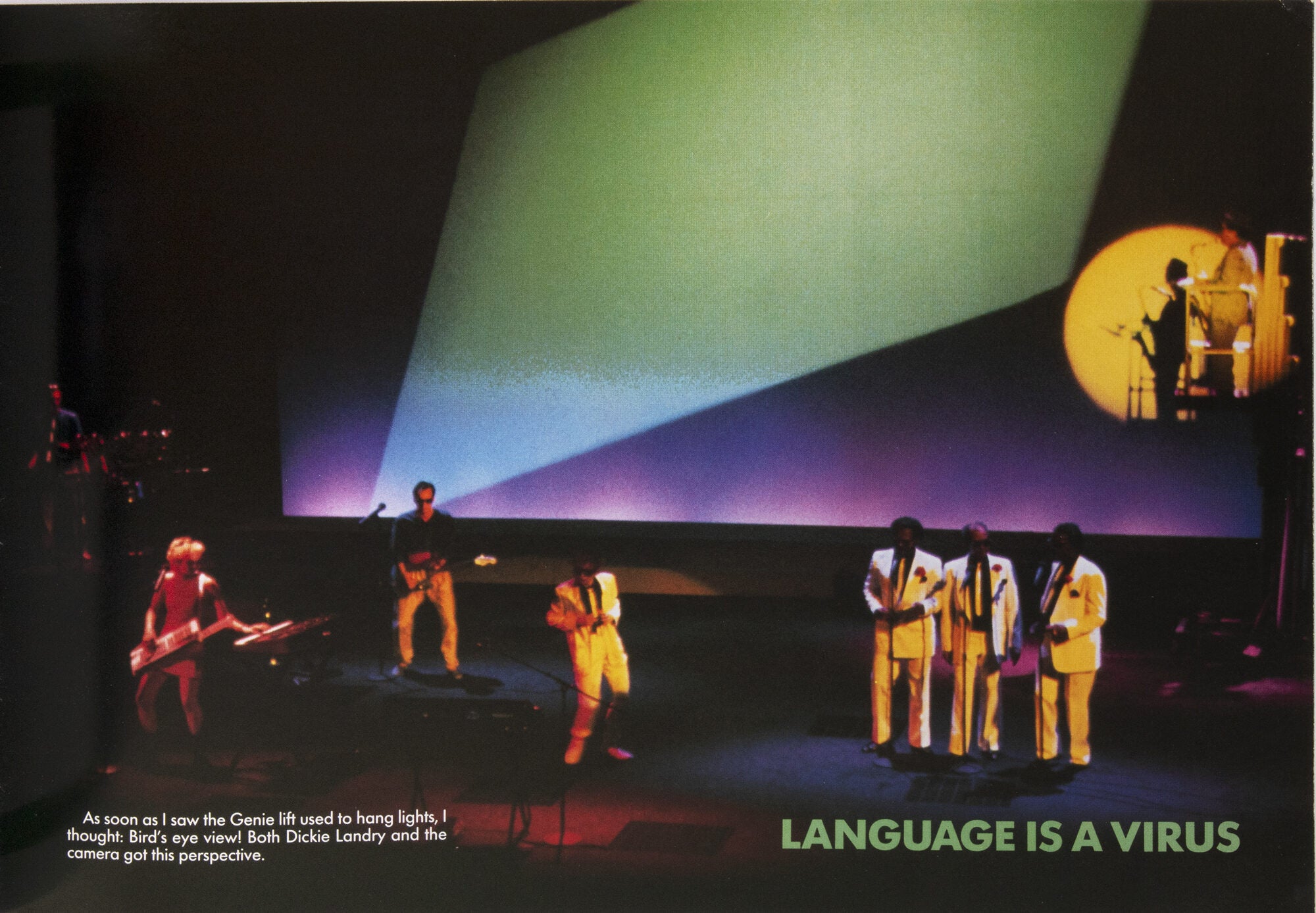 Home of the Brave: A Film by Laurie Anderson; with: two