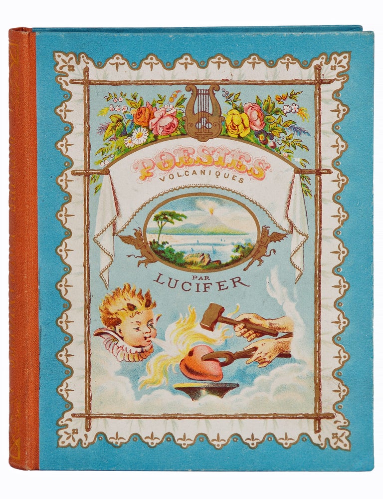 Item #1004165 Inspirations du V&eacute;suve. Po&eacute;sies Volcaniques par Lucifer. BINDINGS, &ldquo;Lucifer&rdquo;, David Clarens, pseudonym, designer.