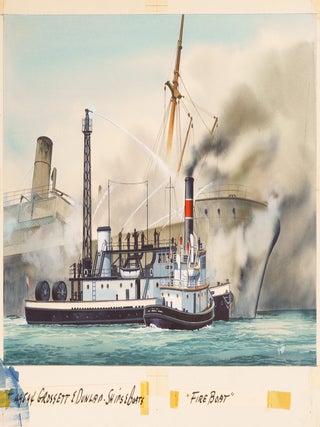 Fourteen original illustrations for The Big Book of Real Boats and Ships