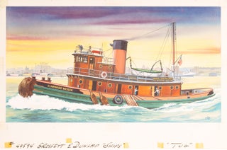 Fourteen original illustrations for The Big Book of Real Boats and Ships