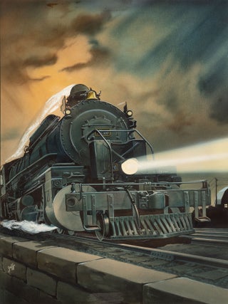 Item #1004197 Fifteen original illustrations for The Big Book of Real Trains. George J. Zaffo