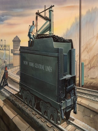 Fifteen original illustrations for The Big Book of Real Trains