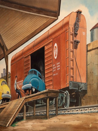 Fifteen original illustrations for The Big Book of Real Trains