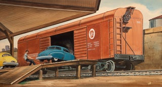 Fifteen original illustrations for The Big Book of Real Trains