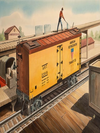 Fifteen original illustrations for The Big Book of Real Trains