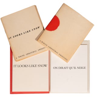 Item #1004299 Four variant editions of “It Looks Like Snow: A Picture Book by Remy Charlip”....