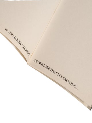 Four variant editions of “It Looks Like Snow: A Picture Book by Remy Charlip”
