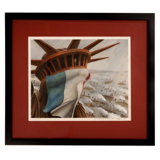 Item #1004337 Original illustration: “Lady Liberty, Bartholdi”. Matt Tavares, Mo Willems
