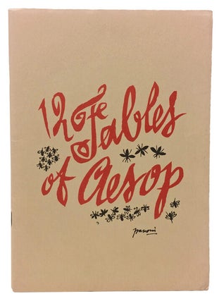 Item #1004349 Twelve Fables of Aesop. Aesop, Glenway Wescott, Antonio Frasconi