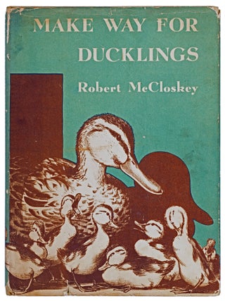 Item #1004359 Make Way for Ducklings; with: signed bookplate commemorating the 1987 Mallard...