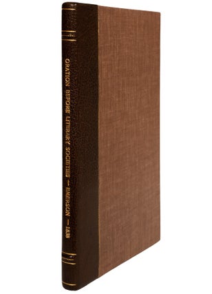 An Oration, Delivered before the Literary Societies of Dartmouth College, July 24, 1838