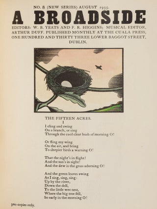 Broadsides. A Collection of Old and New Songs 1935