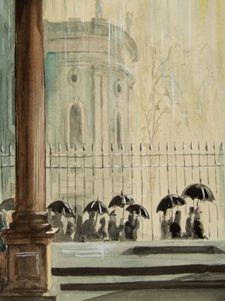 Original set design for Hamlet: “Grave Scene”