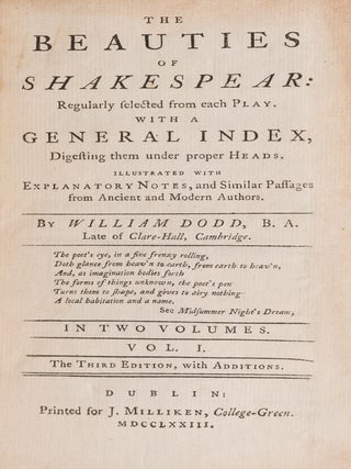 The Beauties of Shakespear