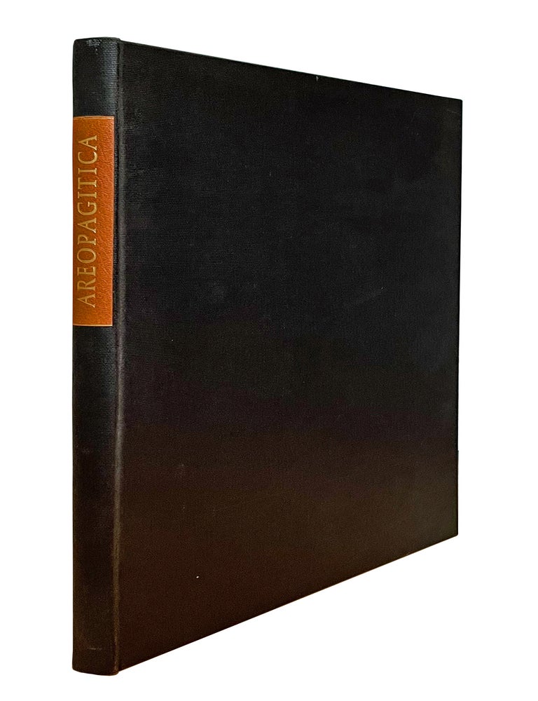 Item #1004467 Areopagitica: A Speech of Mr John Milton for the Liberty of Unlicensed Printing to the Parliament of England. John Milton.