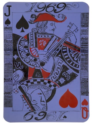 1969 Calendar / Queen of Hearts, Jack of Spades (screenprinted poster