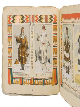 Parisian furrier&rsquo;s promotional album in the form of an indigenous manuscript