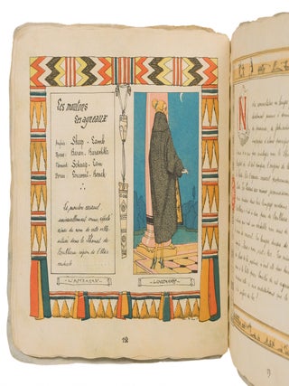 Parisian furrier’s promotional album in the form of an indigenous manuscript