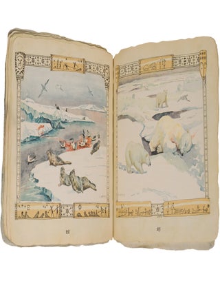 Parisian furrier&rsquo;s promotional album in the form of an indigenous manuscript