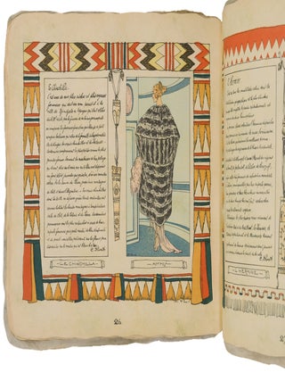Parisian furrier’s promotional album in the form of an indigenous manuscript