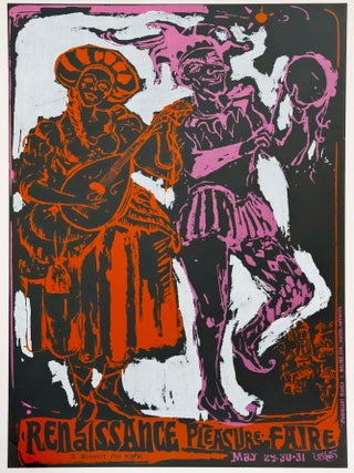 Renaissance Pleasure Faire Poster by Earl Newman, 1965. 