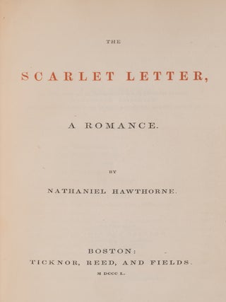 The Scarlet Letter, A Romance