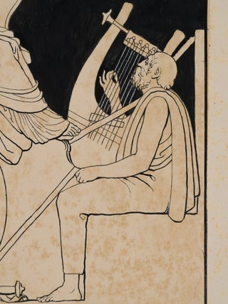 Original illustration: cover design for The Story of the Iliad