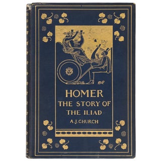 Original illustration: cover design for The Story of the Iliad